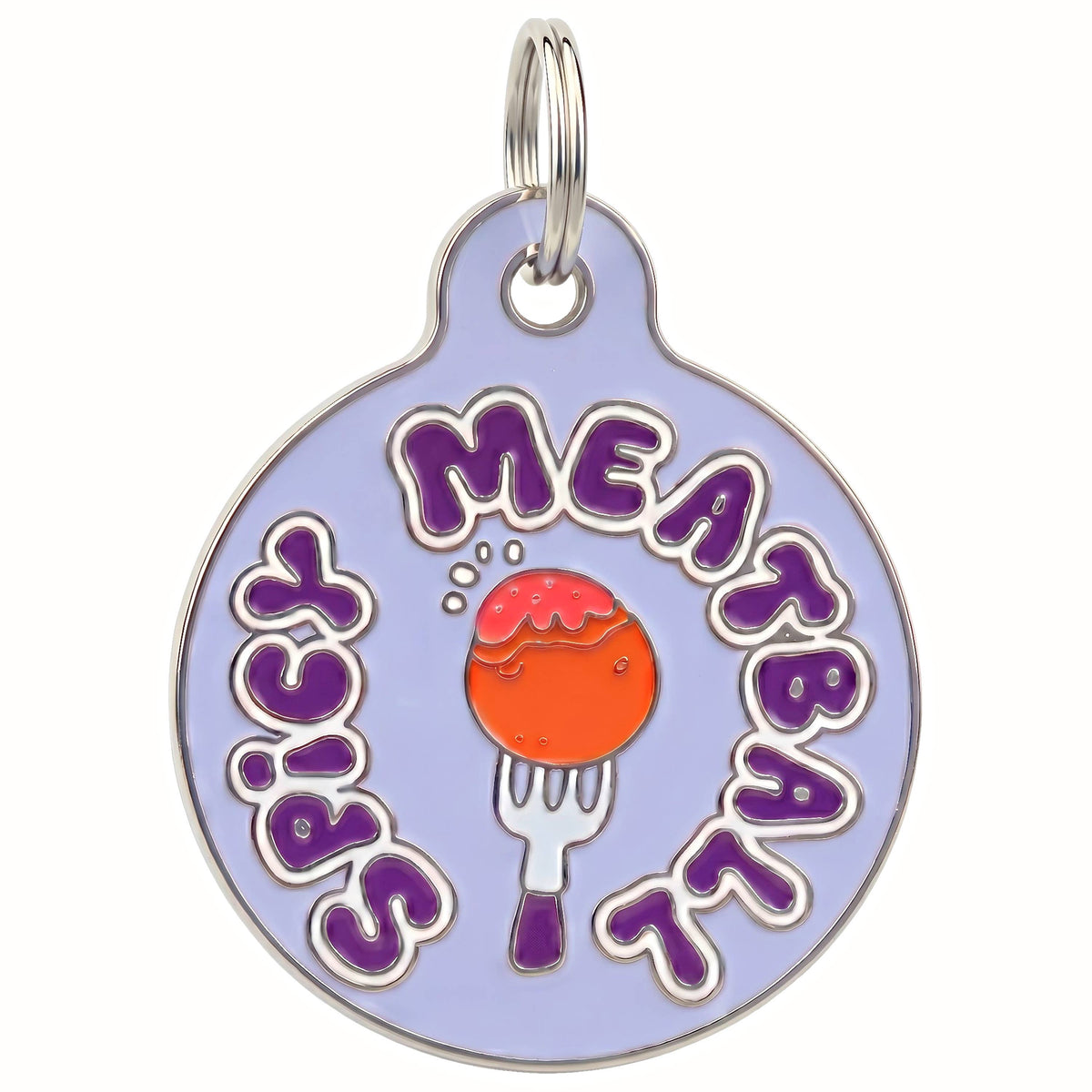 QR ID Tag - Spicy Meatball