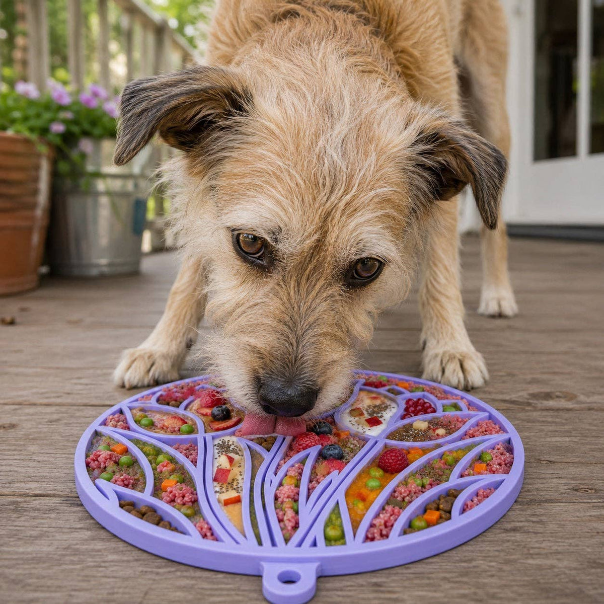 Stay Wild Flower Child Enrichment Lick Mat