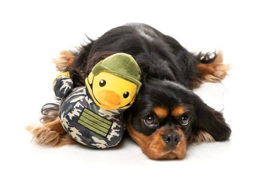 FuzzYard Commanduck Plush Dog Toy