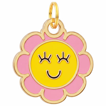 QR ID Tag - Golden Daisy