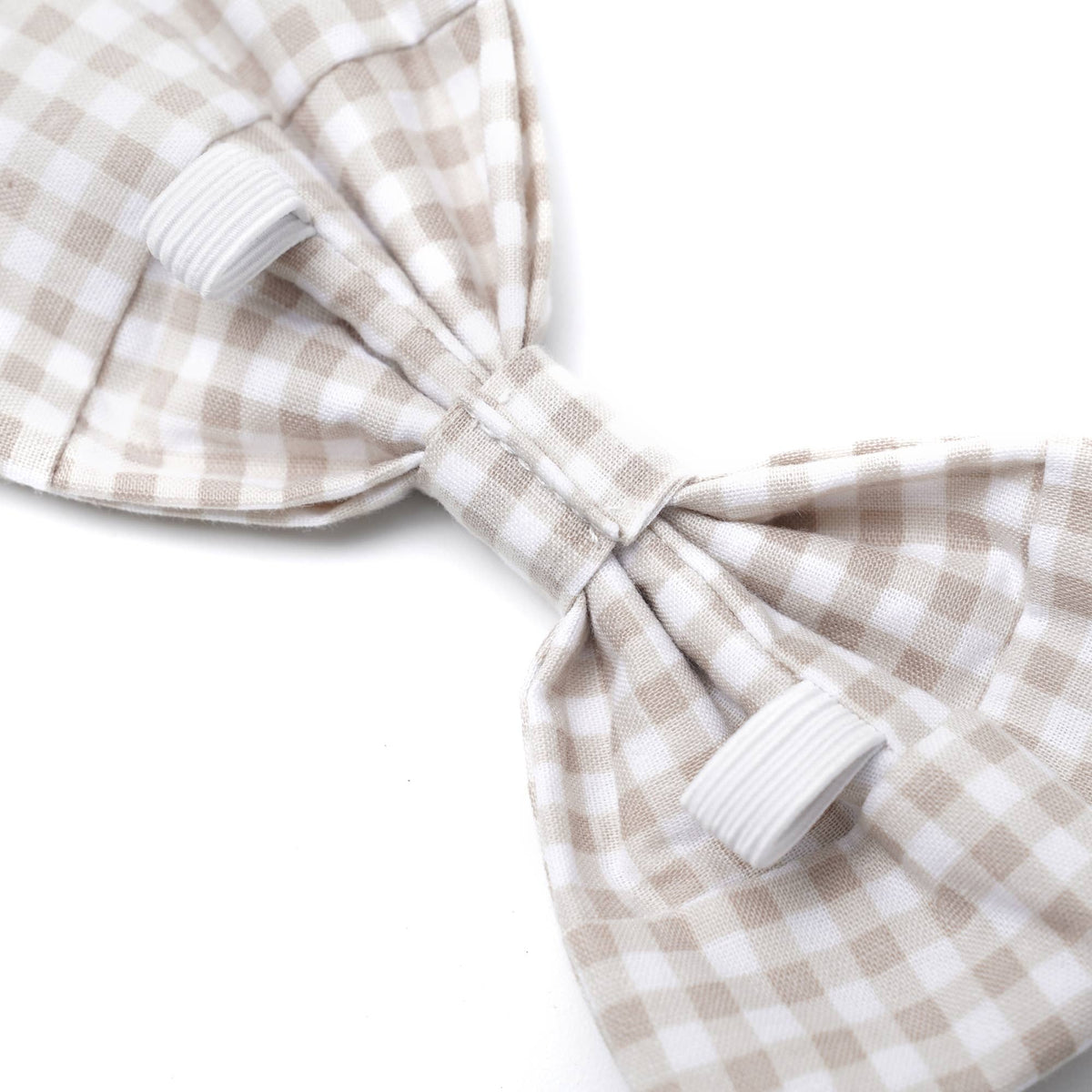 Bow Tie - Biscuit Gingham