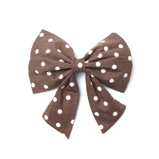 Sailor Bow - Chocolate Dot