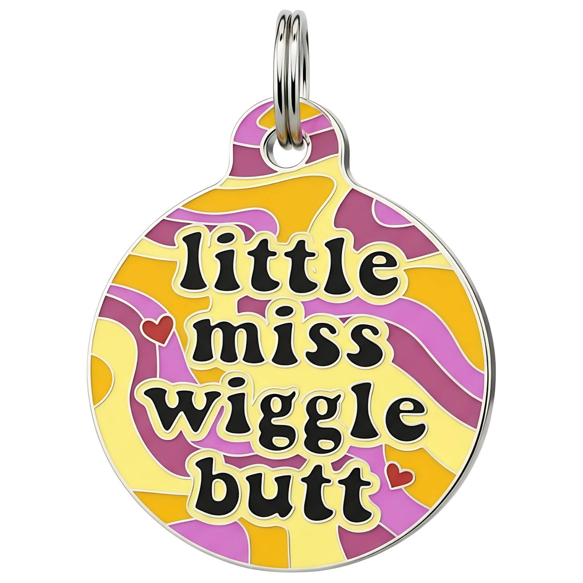 QR ID Tag - Little Miss Wiggle Butt