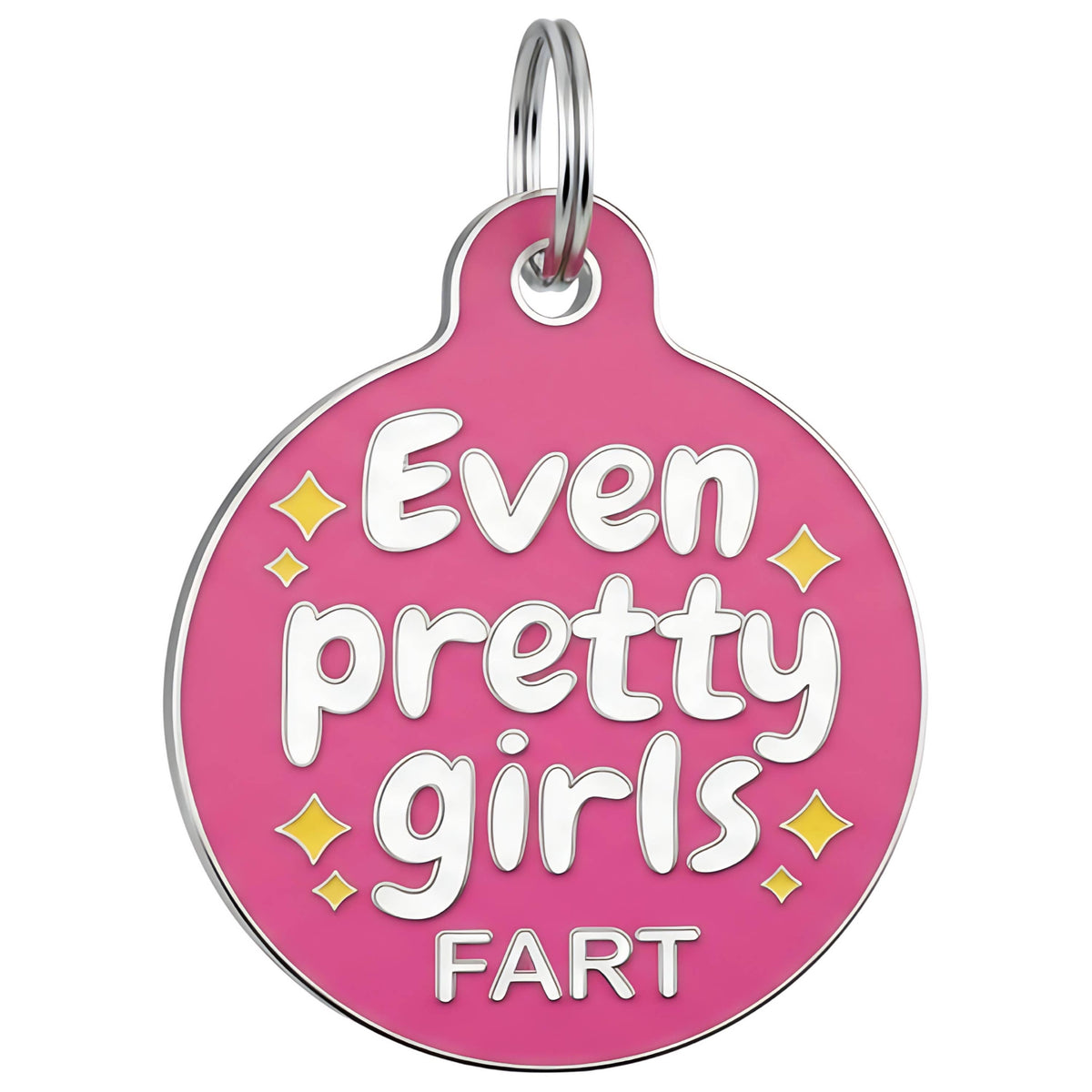 QR ID Tag - Even Pretty Girls Fart