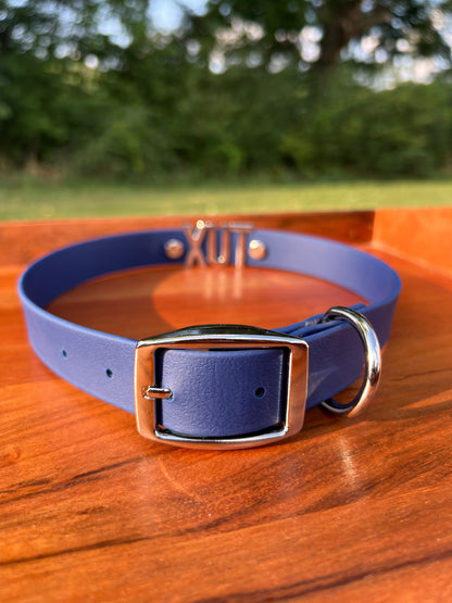 Indigo Biothane Dog Collar