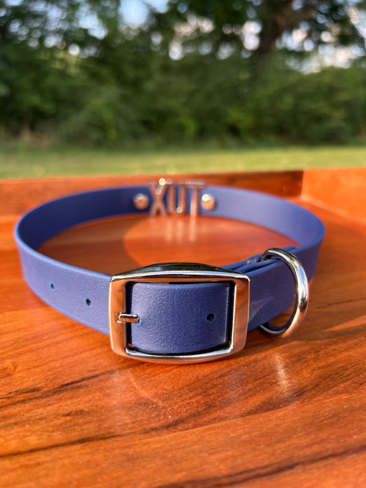 Indigo Biothane Dog Collar