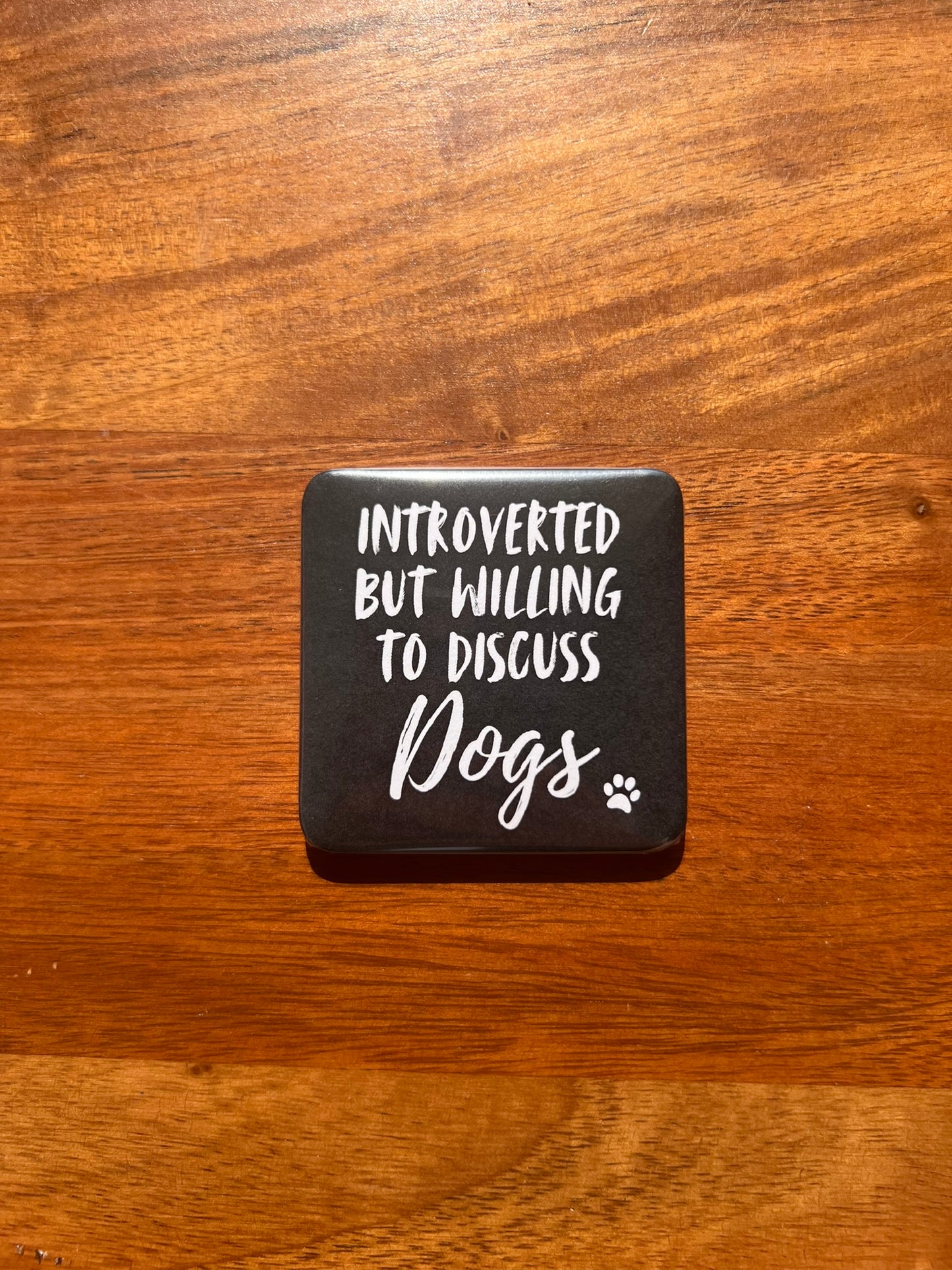 'Introverted, But Willing To Discuss Dogs' Magnet