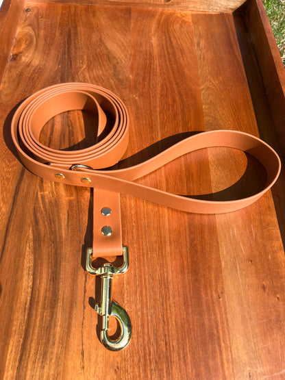 Brown Biothane Dog Leash