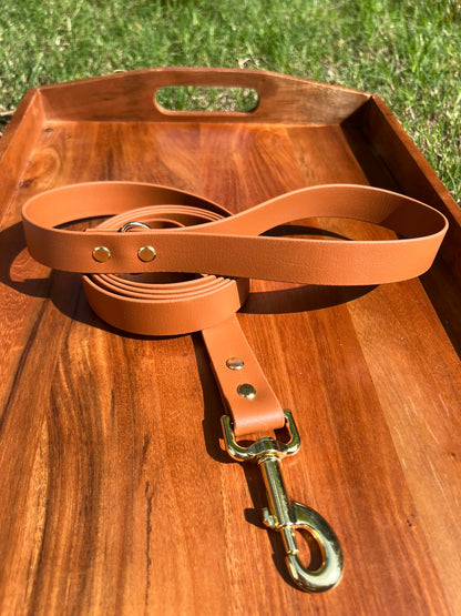 Brown Biothane Dog Leash