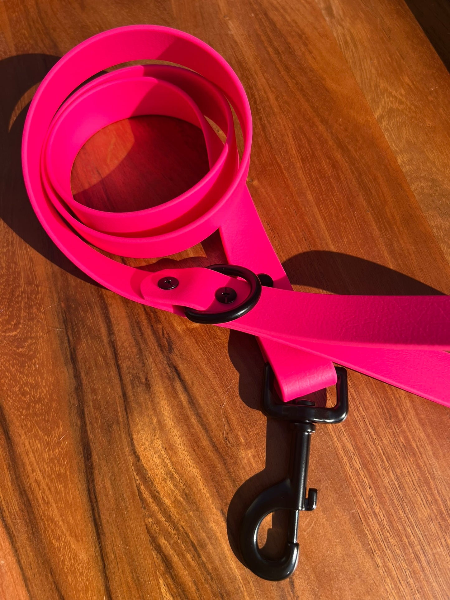 Hot Pink Biothane Dog Leash