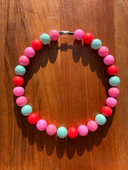 Tropic Spritz Beaded Dog Collar Necklace