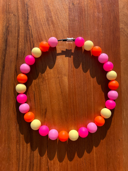 Solstice Beaded Dog Collar Necklace