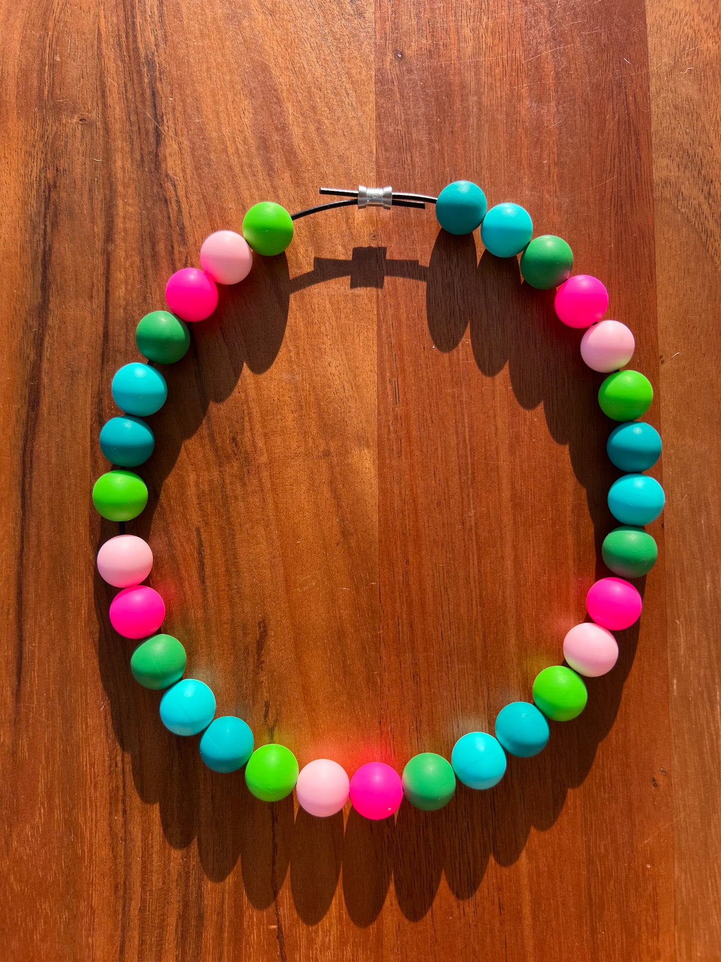 Watermelon Sugar Beaded Dog Collar Necklace