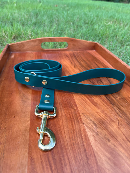 Emerald Biothane Dog Leash