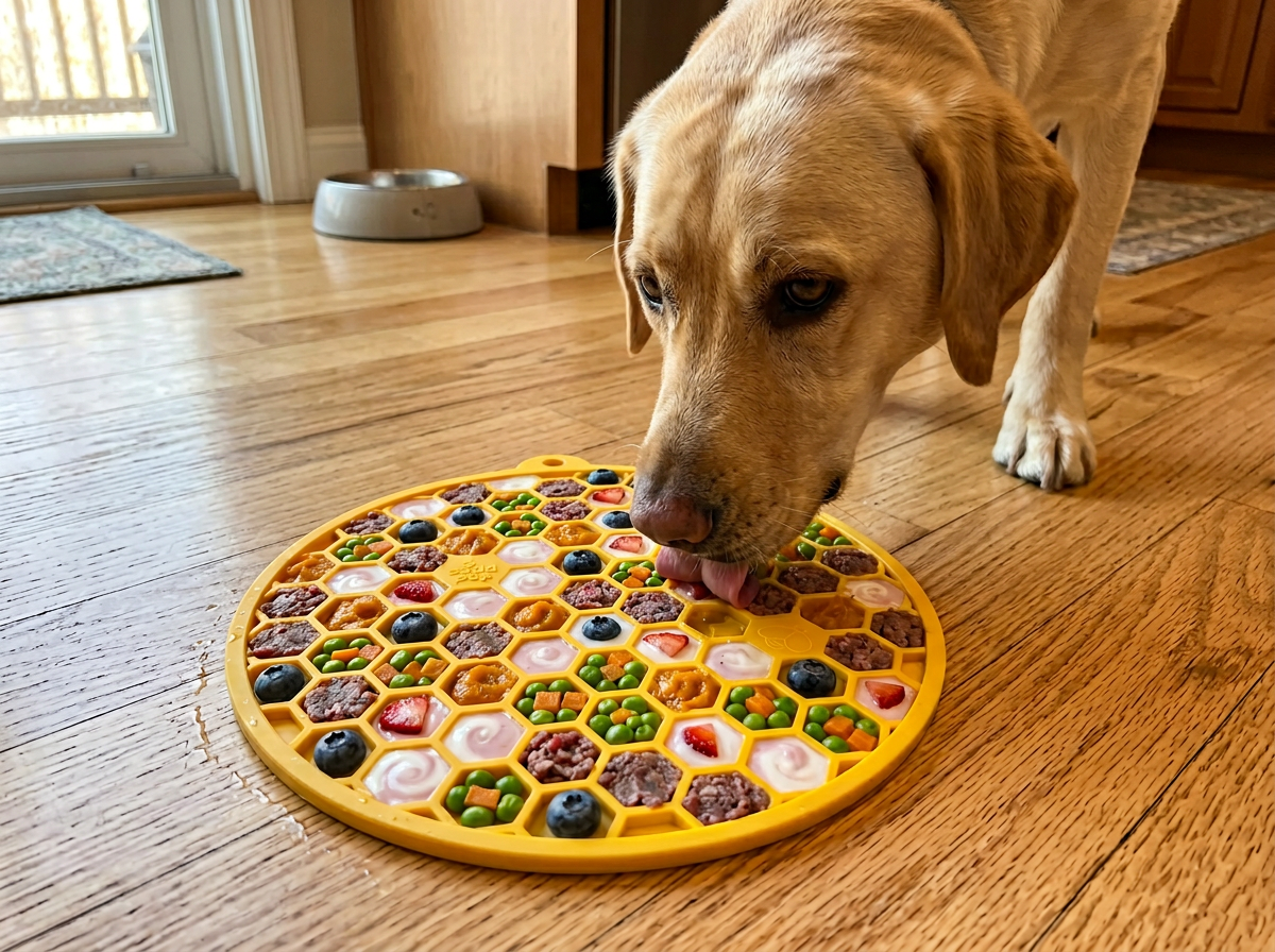 Honey Be Chill Enrichment Lick Mat