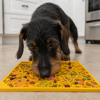 Autumn Leaves Enrichment Lick Mat