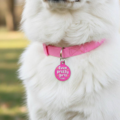 QR ID Tag - Even Pretty Girls Fart