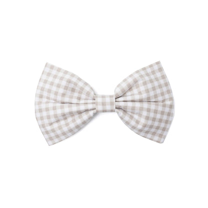 Bow Tie - Biscuit Gingham