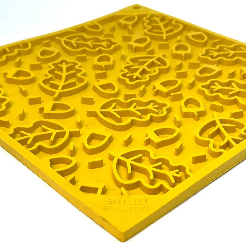 Autumn Leaves Enrichment Lick Mat