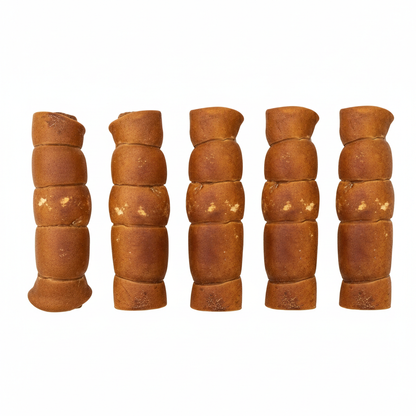 Bully Flavor Glazed Beef Cheek Roll Dog Chew 5"-6"
