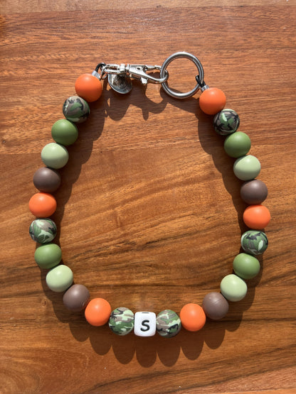 Handsome Hunter Beaded Dog Collar Necklace