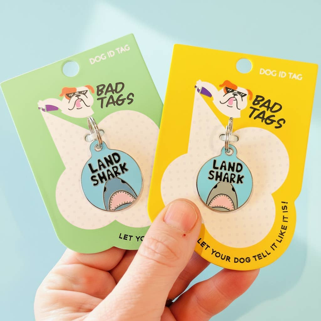 QR ID Tag - Land Shark
