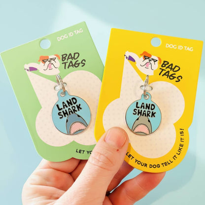 QR ID Tag - Land Shark