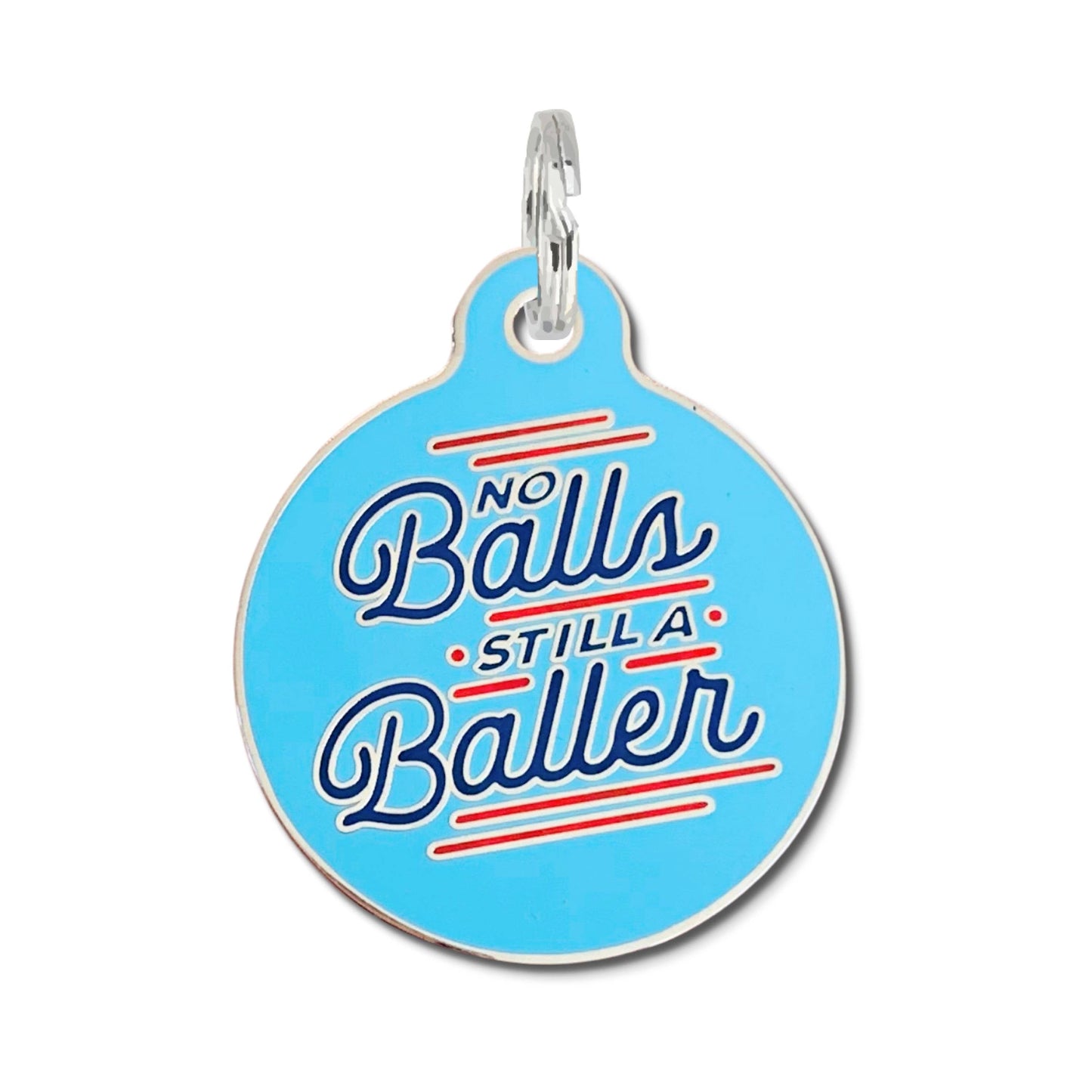 QR ID Tag - No Balls Still a Baller