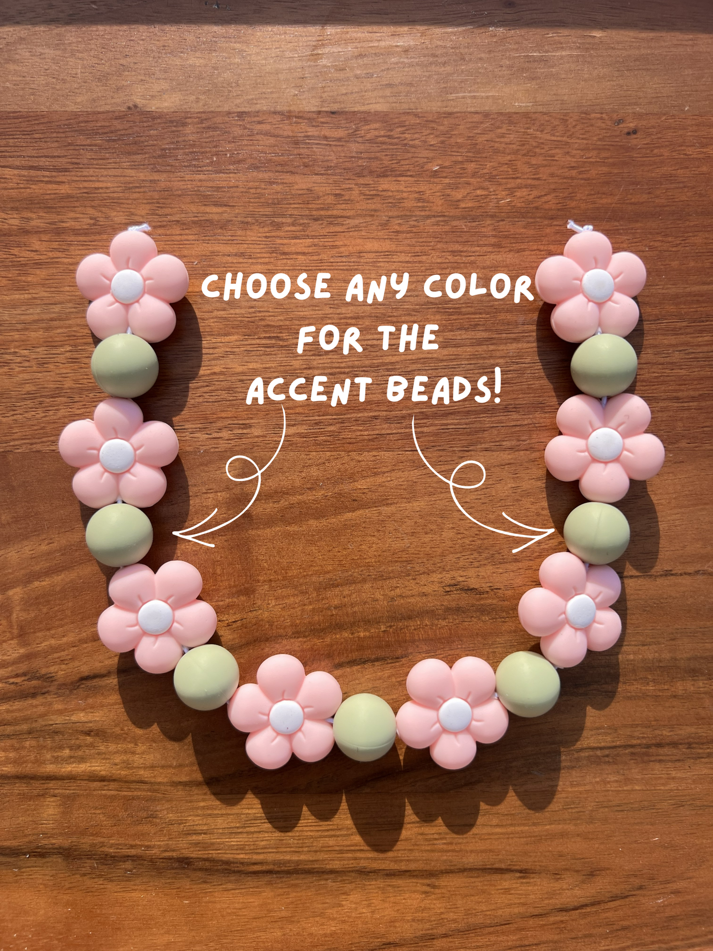 Primrose Floral Beaded Dog Collar Necklace
