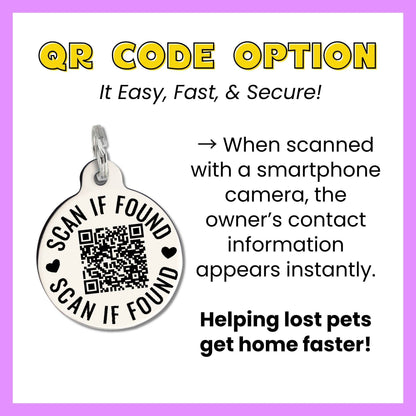 QR ID Tag - Mama's Girl