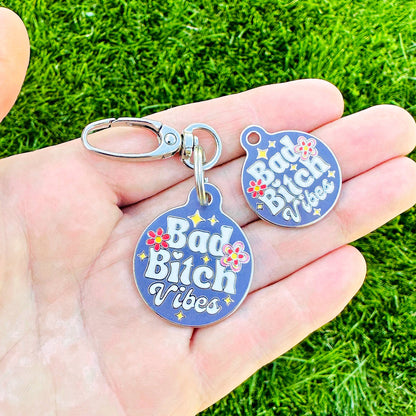 QR ID Tag - Bad Bitch Vibes