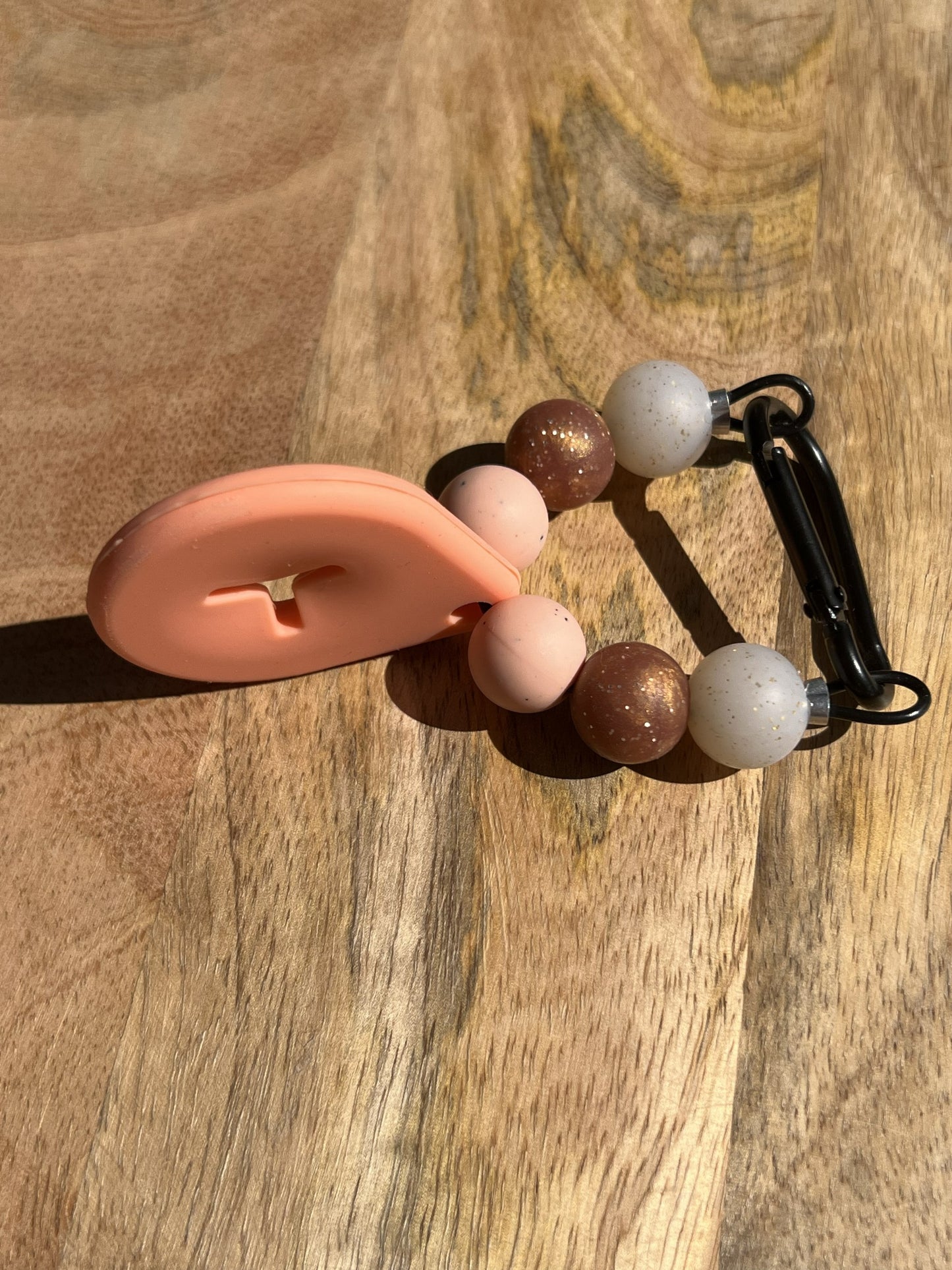 Beaded Dog Poop Carrier - Golden Hour