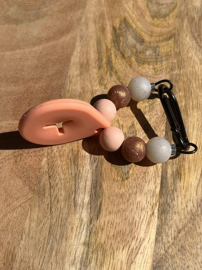 Beaded Dog Poop Carrier - Golden Hour