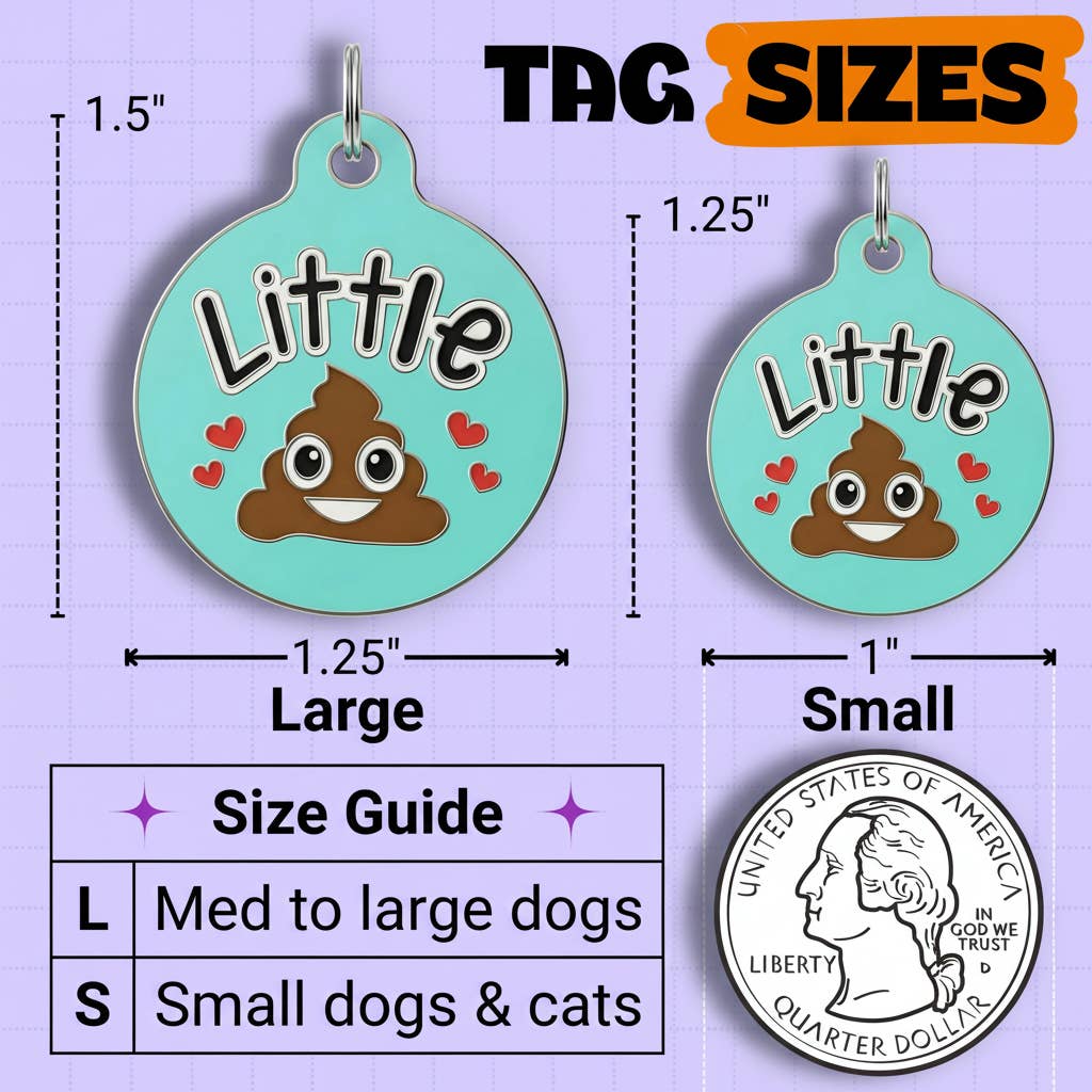 QR ID Tag - Little Shit