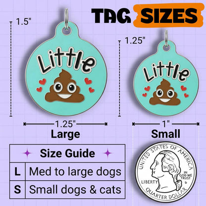 QR ID Tag - Little Shit