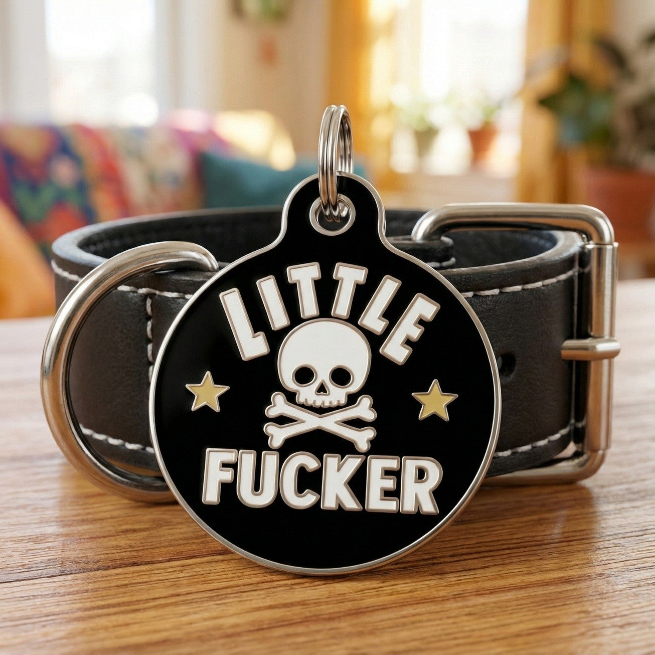 QR ID Tag - Little Fucker