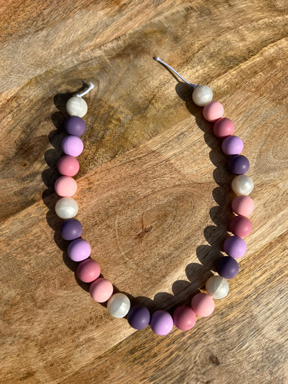 Sugarplum Beaded Dog Collar Necklace
