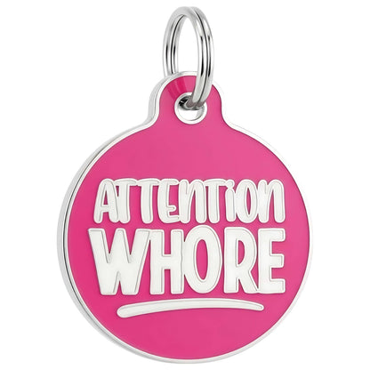 QR ID Tag - Attention Whore