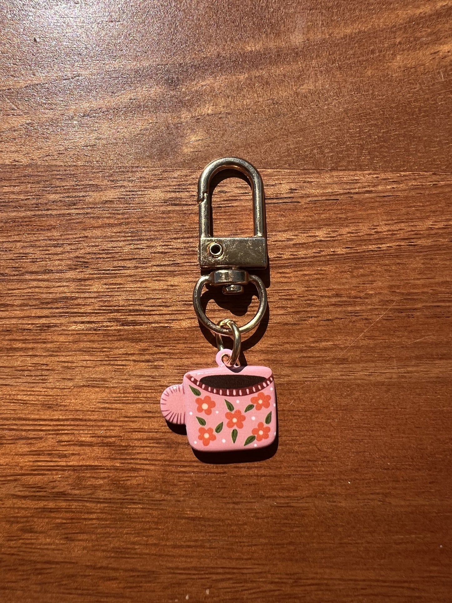Collar Charm - Luv You a Latte