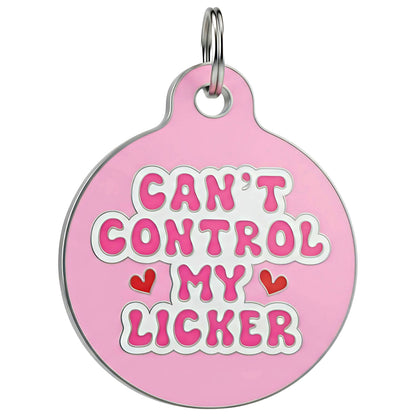 QR ID Tag - Can't Control My Licker