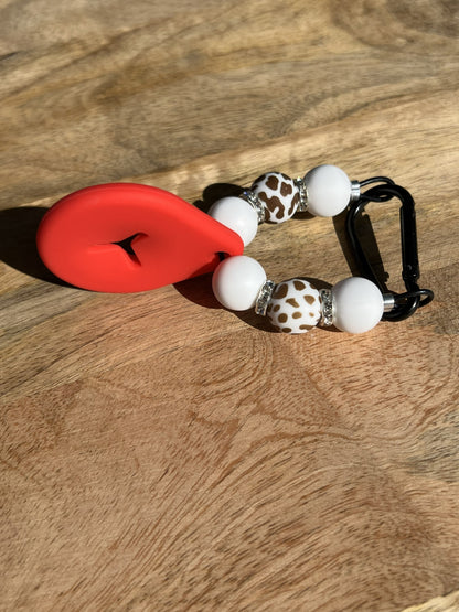 Beaded Dog Poop Carrier - Rodeo Rouge