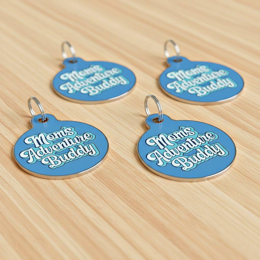 QR ID Tag - Mom's Adventure Buddy