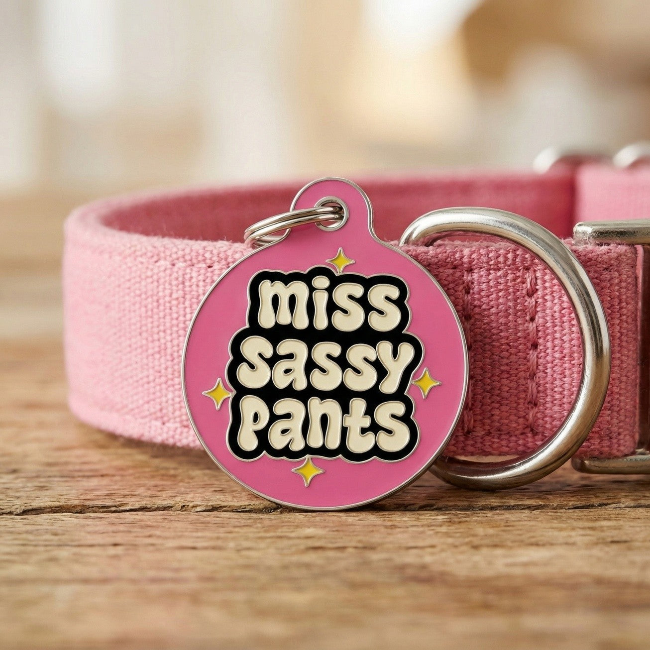 QR ID Tag - Miss Sassy Pants