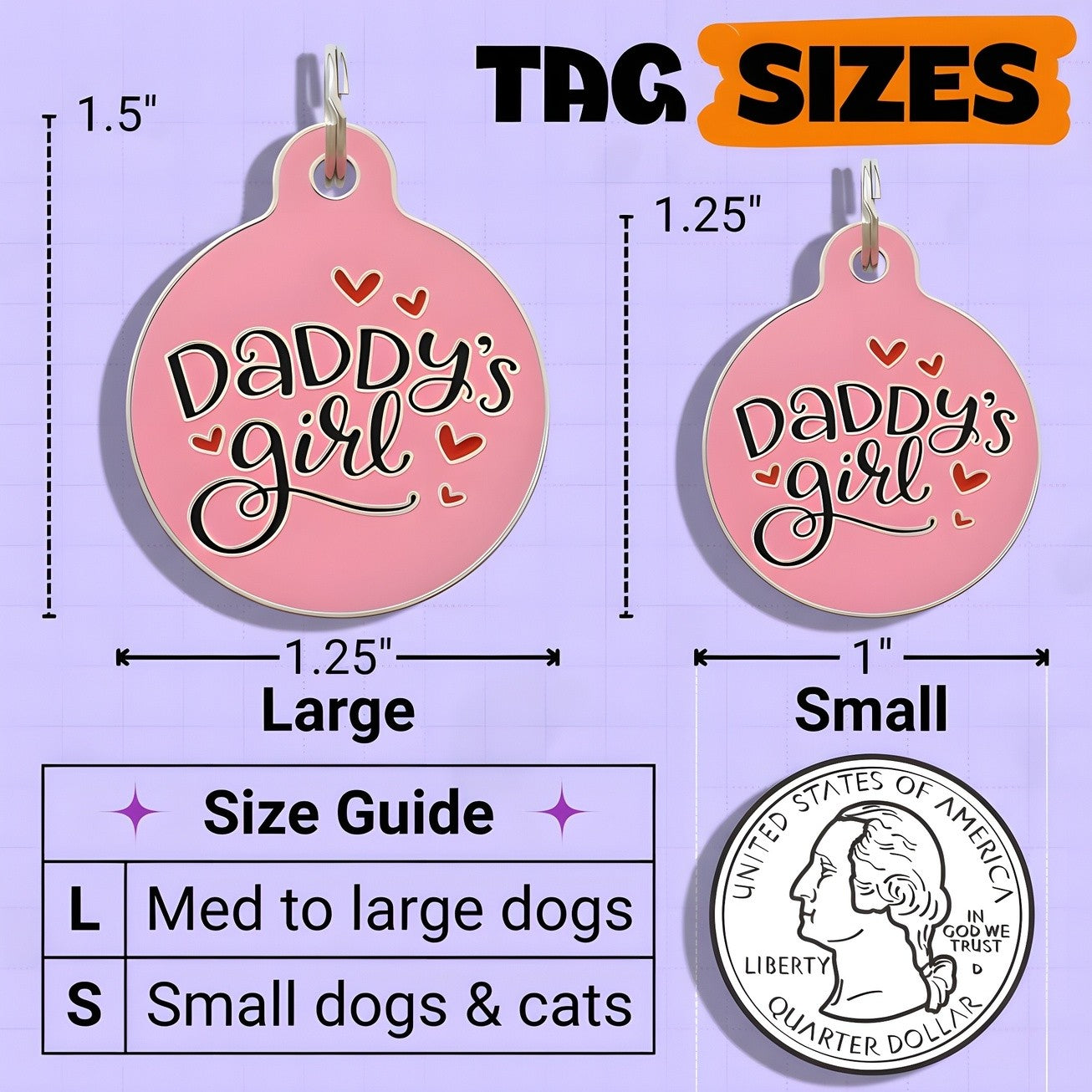 QR ID Tag - Daddy's Girl