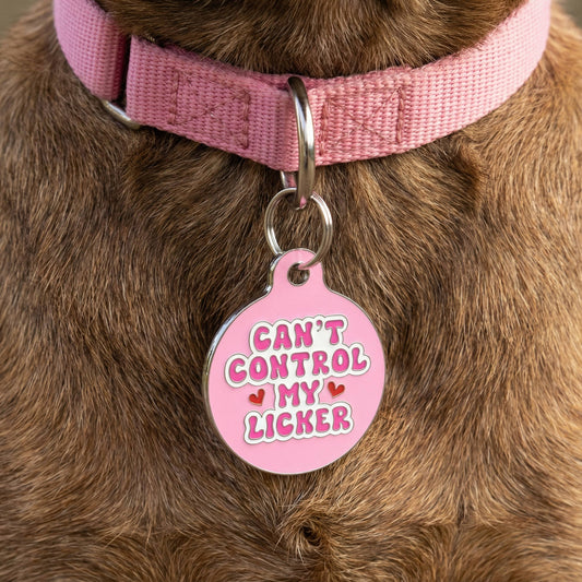 QR ID Tag - Can't Control My Licker