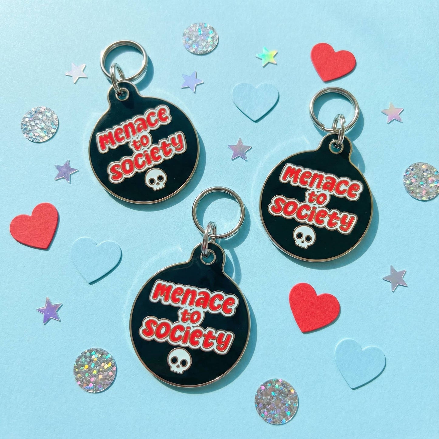 QR ID Tag - Menace to Society