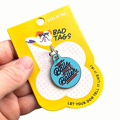 QR ID Tag - No Balls Still a Baller