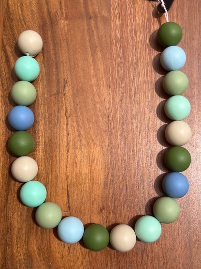Earthy XL Beaded Dog Collar Necklace