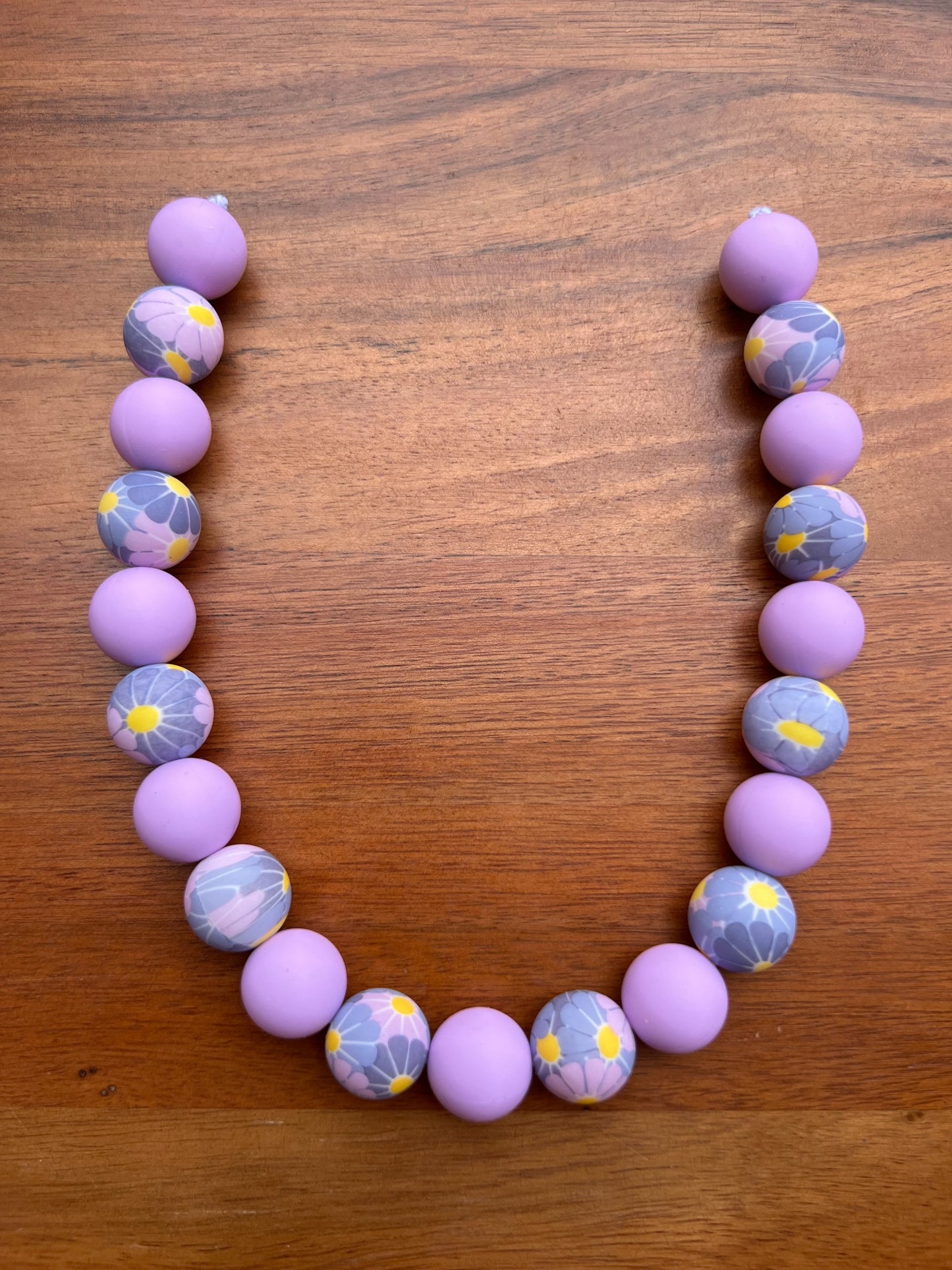 Viola Beaded Dog Collar Necklace