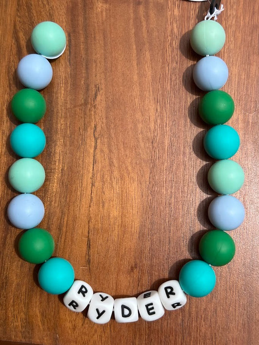 Lagoon XL Beaded Dog Collar Necklace